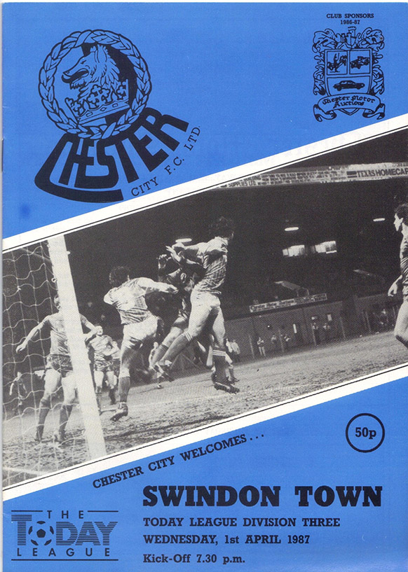 <b>Wednesday, April 1, 1987</b><br />vs. Chester City (Away)